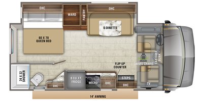 2020 Jayco Melbourne 24L floorplan
