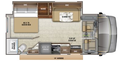 2020 Jayco Melbourne 24L floorplan