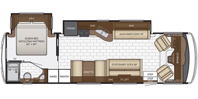 2020 Newmar Bay Star Sport 3112 floorplan