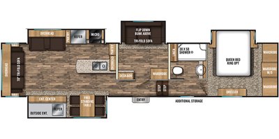 2020 Coachmen Chaparral 391QSMB floorplan