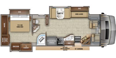 2020 Jayco Seneca 37HJ floorplan