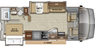 2020 Jayco Greyhawk 30X floorplan