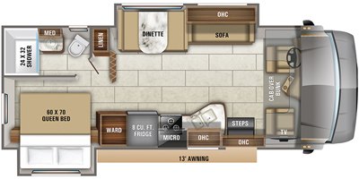 2020 Jayco Redhawk 26XD floorplan