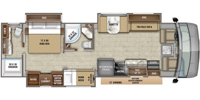 2020 Jayco Precept 36A floorplan