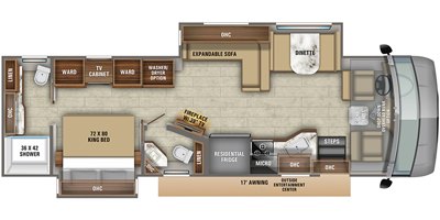 2020 Jayco Precept Prestige 36U floorplan