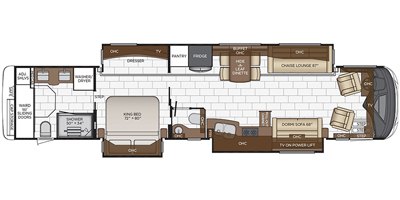 2020 Newmar Mountain Aire 4551 floorplan