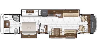 2020 Newmar Mountain Aire 4002 floorplan