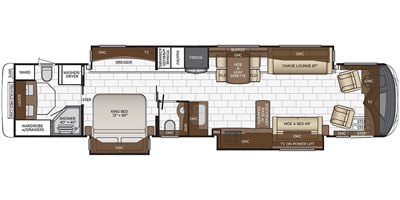 2020 Newmar Mountain Aire 4569 floorplan