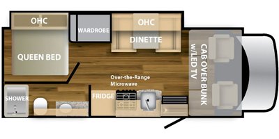 2020 NeXus RV Phantom 25P floorplan