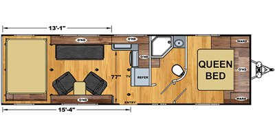 2020 Eclipse Attitude Pro Lite 27SA floorplan