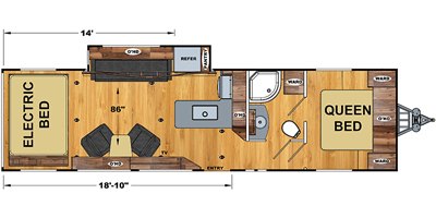 2020 Eclipse Attitude Wide Lite 2814GS floorplan