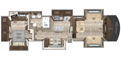 2020 Vanleigh RV Beacon 40FLB floorplan