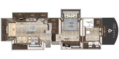 2020 Vanleigh RV Beacon 39GBB floorplan