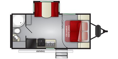 2020 Cruiser RV Shadow Cruiser Ultra-Lite SC193MBS floorplan