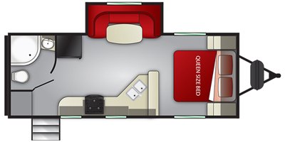 2020 Cruiser RV Shadow Cruiser Ultra-Lite SC225RBS floorplan