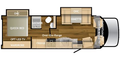 2020 NeXus RV Viper 27V floorplan