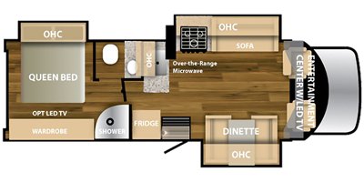 2020 NeXus RV Viper 29V floorplan