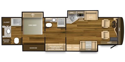 2020 NeXus RV Bentley Diamond 40D floorplan