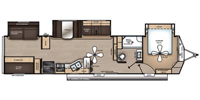 2020 Coachmen Catalina Destination 40BHTS floorplan