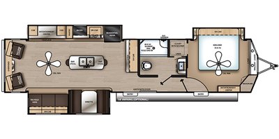 2020 Coachmen Catalina Destination 39RLTS floorplan