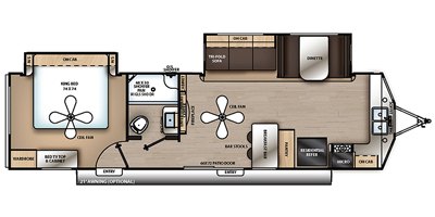 2020 Coachmen Catalina Destination 33FKDS floorplan