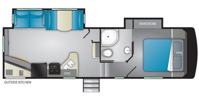 2020 Heartland ElkRidge Focus Series ER 251RE floorplan