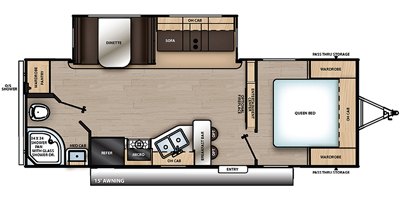 2020 Coachmen Catalina Legacy Edition 243RBS floorplan