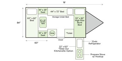 2020 Aliner Family Base floorplan