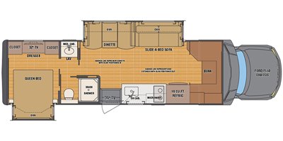 2020 Renegade Veracruz 35MDS floorplan