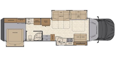 2020 Renegade Verona LE 40LTS floorplan