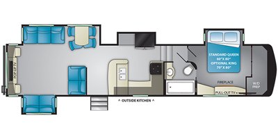 2020 Heartland Gateway 3700RD floorplan