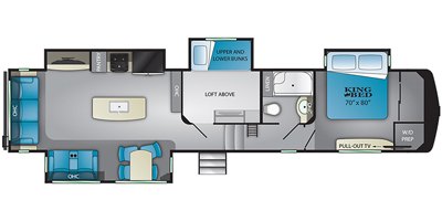 2020 Heartland Gateway 3900MB floorplan