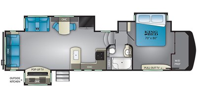 2020 Heartland Gateway 3230CK floorplan