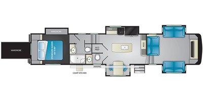 2020 Heartland Gateway 3905FLG floorplan