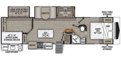 2020 Coachmen Freedom Express Liberty Edition 320BHDSLE floorplan