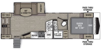 2020 Coachmen Freedom Express Liberty Edition 279RLDSLE floorplan