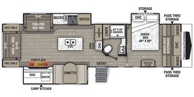 2020 Coachmen Freedom Express Liberty Edition 324RLDSLE floorplan