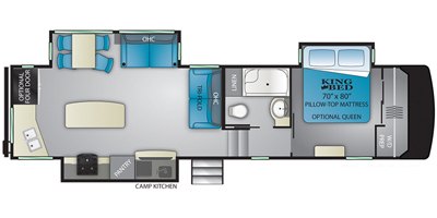 2020 Heartland ElkRidge ER 32 ROK floorplan