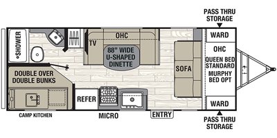 2020 Coachmen Freedom Express Select 23.9SE floorplan