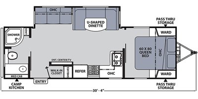 2020 Coachmen Apex Ultra Lite 265RBSS floorplan