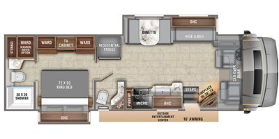 2020 Entegra Coach Accolade 37RB floorplan