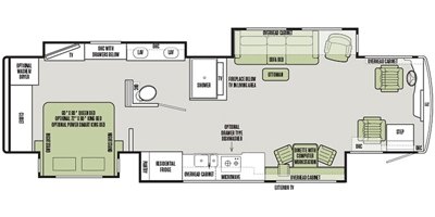 2020 Tiffin Motorhomes Allegro Bus 37 AP floorplan