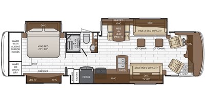 2020 Newmar Dutch Star 3717 floorplan