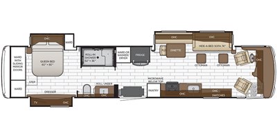 2020 Newmar Dutch Star 4311 floorplan