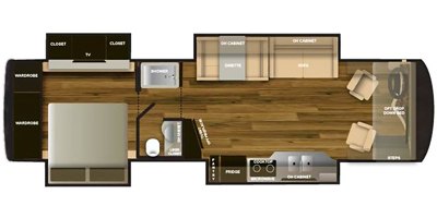 2020 NeXus RV Evoque 35E floorplan