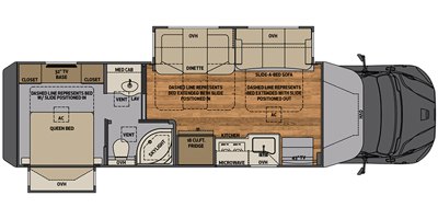 2020 Renegade Verona 34VQB floorplan