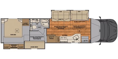 2020 Renegade Verona 40VBH floorplan