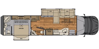 2020 Renegade Verona 40VRB floorplan