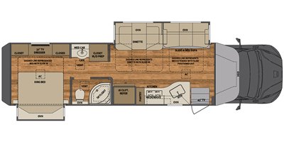 2020 Renegade Verona 36VSB floorplan