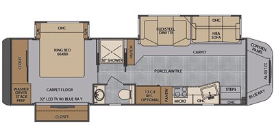 2020 Renegade XL X40SB floorplan